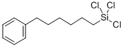 structure of CAS# 18035-33-1, [6-(Trichlorosilyl)Hexyl]-Benzene;Trichloro(6-Phenylhexyl)Silane;6-PHENYLHEXYLTRICHLOROSILANE