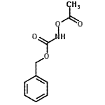 结构式 CAS# 180798-01-0, 苄基乙酰氧基氨基甲酸酯