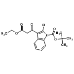 CAS#: 180922-72-9， 2-Methyl-2-Propanyl 2-Chloro-3-(3-Ethoxy-3-Oxopropanoyl)-1H-Indole-1-Carboxylate