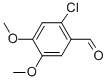structure of CAS# 18093-05-5, 2-Chloroveratraldehyde;2-Chloro-4,5-Dimethoxy-Benzaldehyde;St5322066;Nsc129825