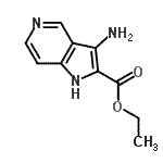 CAS 登录号：181284-32-2， 乙基3-氨基-1H-吡咯并[3,2-c]吡啶-2-羧酸酯