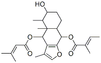 CAS#: 18142-27-3， [6-Hydroxy-3,4a,5-trimethyl-4-(3-methylbut-2-enoyloxy)-5,6,7,8,8a,9-hexahydro-4H-benzo[f][1]benzoxol-9-yl] (E)-2-methylbut-2-enoate