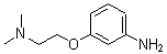 structure of CAS# 181513-08-6, 3-(2-(Dimethylamino)Ethoxy)Aniline;3-(2-(DIMETHYLAMINO)ETHOXY)ANILINE