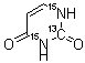 CAS#: 181517-11-3， 2,4(1H,3H)-Pyrimidinedione-2-13C-1,3-15N2