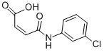 structure of CAS# 18196-80-0, (2Z)-4-[(3-Chlorophenyl)Amino]-4-Oxo-2-Butenoic Acid;(E)-4-[(3-Chlorophenyl)Amino]-4-Oxobut-2-Enoate;(E)-4-[(3-Chlorophenyl)Amino]-4-Oxo-But-2-Enoate;4-[(3-Chlorophenyl)Amino]-4-Oxo-But-2-Enoate