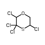 CAS 登录号：18327-91-8， 2,3,3,5-四氯-1,4-氧硫杂环已烷