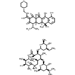 CAS#: 18353-77-0， (2E,4S,4aS,5aS,6S,12aS)-4-(Dimethylamino)-6,10,11,12A-Tetrahydroxy-2-{Hydroxy[(4-Morpholinylmethyl)Amino]Methylene}-6-Methyl-4A,5A,6,12A-Tetrahydro-1,3,12(2H,4H,5H)-Tetracenetrione - (3R,5R,6S,7R,8R,1 1R,12S,13R,14S,15R)-6-Hydroxy-5,7,8,11,13,15-Hexamethyl-4,10-Dioxo-14-{[3,4,6-Trideoxy-3-(Dimethylamino)-beta-D-Xylo-Hexopyranosyl]Oxy}-1,9-Dioxaspiro[2.13]Hexadec-12-Yl 2,6-Dideoxy-3-O-Methyl-alpha-L -Arabino-Hexopyranoside (1:1)