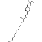 CAS#: 183560-60-3， 4-[2-(Tridecanoylamino)ethyl]phenyl sulfamate