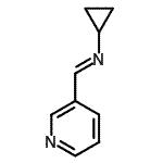 CAS#: 183608-99-3， (E)-N-Cyclopropyl-1-(3-Pyridinyl)Methanimine