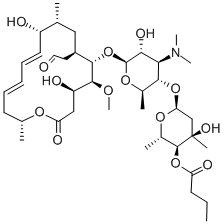 结构式 CAS# 18361-45-0, 白霉素A5
