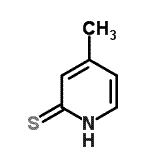 CAS#: 18368-65-5， 4-Methyl-2-Pyridinethiol