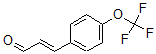 structure of CAS# 183800-94-4, 4-(Trifluoromethoxy)Cinnamic Aldehyde