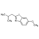 CAS#: 184835-96-9， 2-Isobutyl-6-Methoxy-1,3-Benzothiazole