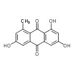 CAS#: 18499-83-7， 1,3,6-Trihydroxy-8-Methyl-9,10-Anthraquinone