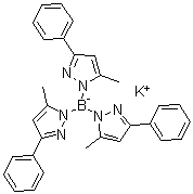 CAS#: 185034-21-3， (T-4)-Hydrotris(5-Methyl-3-Phenyl-1H-Pyrazolato)-Borate Potassium (1:1)
