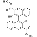 CAS#: 18531-91-4， Dimethyl 2,2'-Dihydroxy-1,1'-Binaphthalene-3,3'-Dicarboxylate