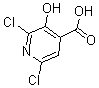 结构式 CAS# 185422-96-2, 2,6-二氯-3-羟基-4-吡啶羧酸