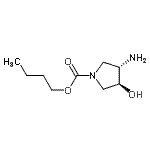 CAS#: 185423-65-8， Butyl (3S,4S)-3-Amino-4-Hydroxy-1-Pyrrolidinecarboxylate