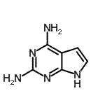 CAS#: 18620-92-3， 7H-Pyrrolo[2,3-d]Pyrimidine-2,4-Diamine