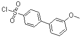 结构式 CAS# 186550-26-5, 3'-甲氧基-[1,1'-联苯]-4-磺酰氯