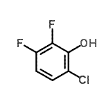 结构式 CAS# 186590-18-1, 6-氯-2,3-二氟苯酚