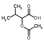CAS#: 18667-97-5， 2-Acetoxy-3-Methylbutanoic Acid