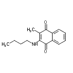 CAS#: 18690-80-7， 2-(Butylamino)-3-Methyl-1,4-Naphthoquinone