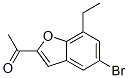 CAS#: 18775-39-8， 1-(5-Bromo-7-Ethyl-2-Benzofuryl)Ethan-1-One