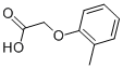 structure of CAS# 1878-49-5, (2-Methylphenoxy)Acetic Acid;2-(2-Methylphenoxy)Ethanoic Acid;Acetic Acid, (2-Methylphenoxy)-;Nsc5293