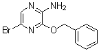 structure of CAS# 187973-44-0, 5-Bromo-3-(Phenylmethoxy)-2-Pyrazinamine