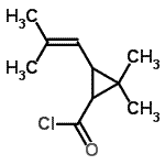 CAS#: 188023-87-2， 2,2-Dimethyl-3-(2-Methyl-1-Propen-1-Yl)Cyclopropanecarbonyl Chloride