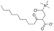 structure of CAS# 18822-87-2, 3-Carboxy-N,N,N-Trimethyl-2-[(1-Oxodecyl)Oxy]-1-Propanaminium Chloride (1:1);Dl-Decanoylcarnitine Chloride Cryst;(+/-)-DECANOYLCARNITINE CHLORIDE;DL-Decanoylcarnithine Chloride