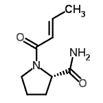 CAS#: 188300-63-2， (2S)-1-[(E)-But-2-Enoyl]Pyrrolidine-2-Carboxamide
