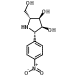 CAS#: 188745-01-9， (2R,3R,4S,5S)-2-(Hydroxymethyl)-5-(4-Nitrophenyl)-3,4-Pyrrolidinediol