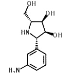 CAS#: 188745-05-3， (2S,3S,4R,5R)-2-(3-Aminophenyl)-5-(Hydroxymethyl)-3,4-Pyrrolidinediol