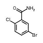 structure of CAS# 188774-55-2, 5-Bromo-2-Chlorobenzamide;MFCD00482914
