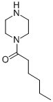 结构式 CAS# 18903-05-4, 1-(1-哌嗪基)-1-己酮