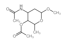 CAS#: 18981-63-0， 1-O-Methyl-3-(Acetylamino)-4-O-Acetyl-2,3,6-Trideoxy-alpha-L-Lyxo-Hexopyranose