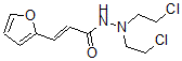 CAS#: 1901-07-1， beta-(2-Furanyl)Acrylic Acid N2,N2-Bis(2-Chloroethyl) Hydrazide