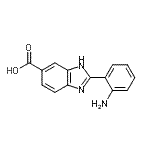 CAS 登录号：190121-97-2， 2-(2-氨基苯基)-1H-苯并咪唑-6-羧酸