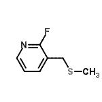 CAS#: 190197-89-8， 2-Fluoro-3-[(Methylsulfanyl)Methyl]Pyridine
