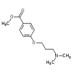 structure of CAS# 190660-97-0, Methyl 4-[3-(Dimethylamino)Propoxy]Benzoate;methyl 4-[3-(dimethylamino)propoxy]benzoate;methyl-4-[3-(dimethylamino)propoxy]benzoate;Methyl4-[3-(dimethylamino)propoxy]benzoate