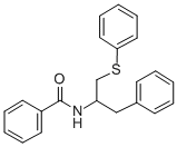 CAS#: 19071-63-7， N-(alpha-((Phenylthio)Methyl)Phenethyl)Benzamide