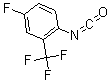 structure of CAS# 190774-54-0, 4-Fluoro-1-Isocyanato-2-(Trifluoromethyl)-Benzene;Zinc02568130;4-Fluoro-2-(Trifluoromethyl)Phenyl Isocyanate;472212_Aldrich