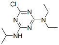 结构式 CAS# 1912-25-0, 2-(N,N-二乙基氨基)-4-(-N-异丙基氨基)-6-氯-1,3,5-三嗪