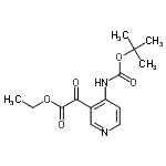 CAS#: 191338-96-2， Ethyl [4-({[(2-Methyl-2-Propanyl)Oxy]Carbonyl}Amino)-3-Pyridinyl](Oxo)Acetate