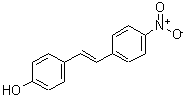 structure of CAS# 19221-08-0, 4-[(E)-2-(4-Nitrophenyl)Vinyl]Phenol;(trans)-4-(4-nitrostyryl)phenol;4-[(1E)-2-(4-nitrophenyl)vinyl]phenol;4-[(E)-2-(4-Nitrophenyl)ethenyl]phenol #