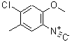 CAS#: 1930-96-7， 1-Chloro-4-Isocyano-5-Methoxy-2-Methylbenzene