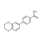 CAS#: 193151-96-1， 4-(2,3-Dihydro-1,4-Benzodioxin-6-Yl)Benzoic Acid