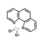 CAS#: 19319-86-9， 1,10-Phenanthroline - Dibromocopper (1:1)